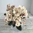 即日★【造花】ビダヤコム/フリルローズブッシュ ベージュ/V24168-013BEIGE