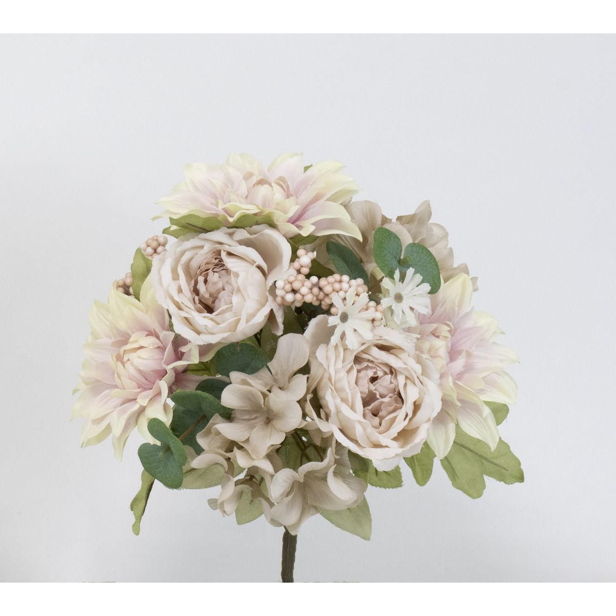 特価◎【造花】ビダヤコム/ソフトミックスブッシュ クリーム/V24205-037C