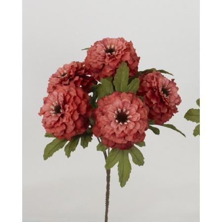 特価◎【造花】ビダヤコム/フリルジニアブッシュX5 レッド/V25115-003R