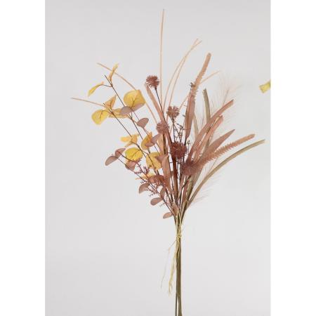 特価◎【造花】ビダヤコム/ファインロングファーンブーケ モーブ/V25153-042MAU