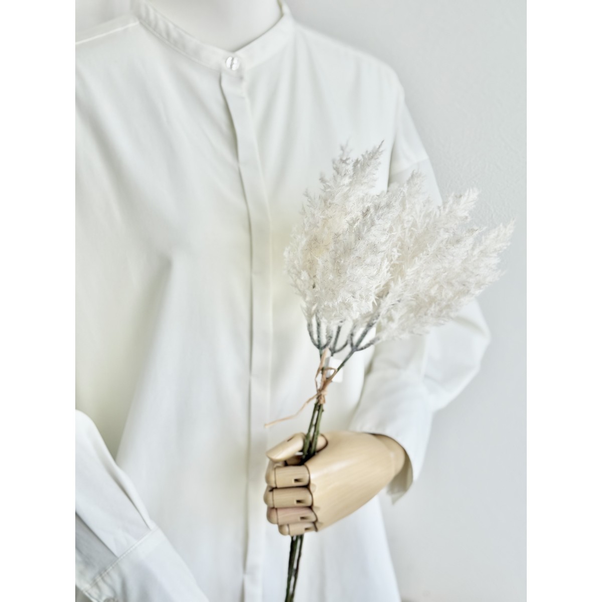 即日★【造花】ビダヤコム/パンパスの束(3本/束) クリーム/V25119-037C