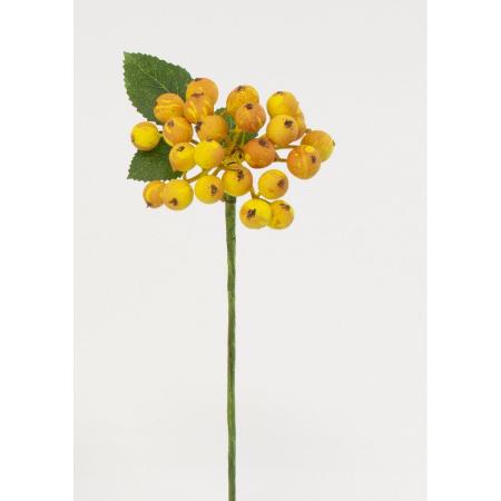 特価◎【造花】ビダヤコム/ナチュールベリーピック イエロー/V25155-004Y