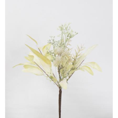 特価◎【造花】ビダヤコム/ウィンドアップソフトブッシュ クリーム/V24184-037C
