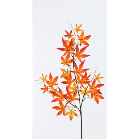 特価◎【造花】ビダヤコム/もみじ レッド/オレンジ/V23119-028R/O