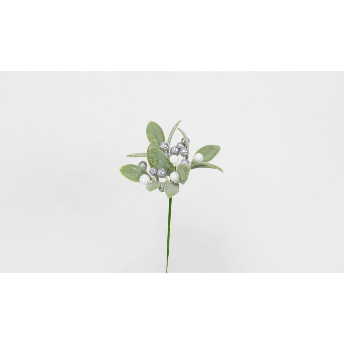 特価◎【造花】ビダヤコム/ミスルトゥピック ホワイト/V24219-001W