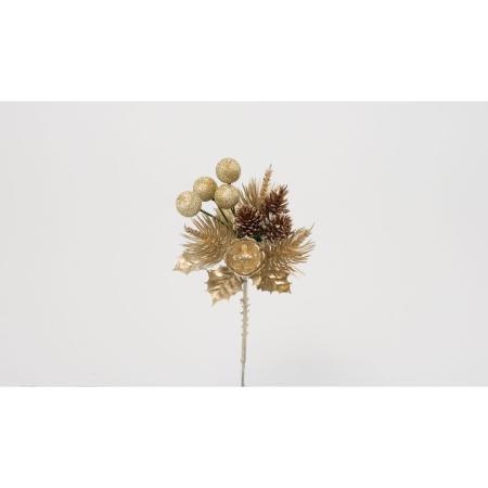 特価◎【造花】ビダヤコム/ノエルシャンパンミックスピック シャンパン/V25166-138CHAM