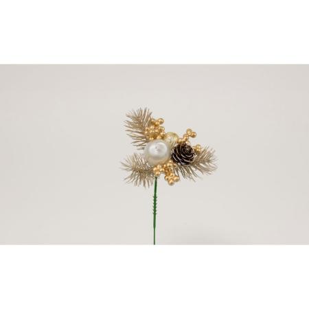 特価◎【造花】ビダヤコム/アイスボールミックスピック プラチナ/V25167-074PLATI