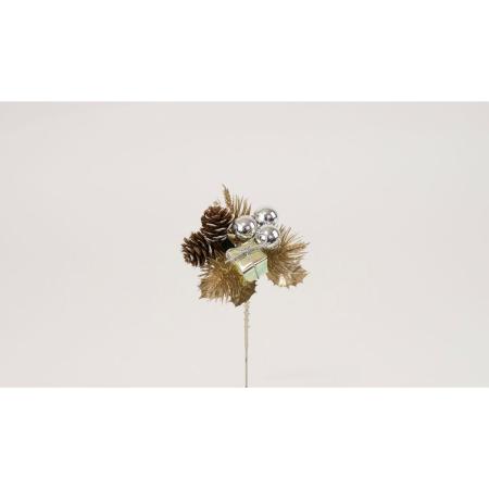特価◎【造花】ビダヤコム/プラチナギフトボックスピック シャンパン/V25171-138CHAM