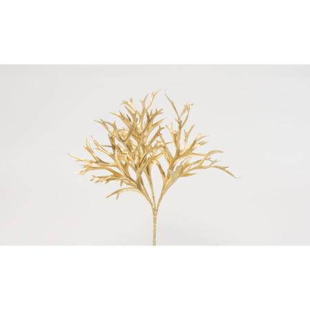 特価◎【造花】ビダヤコム/ゴールドスタッグホーンブッシュ ゴールド/V25136-018GD