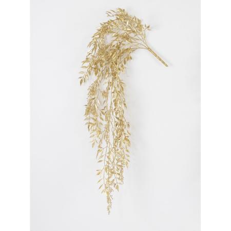 特価◎【造花】ビダヤコム/メタリックリーフベリーバイン ゴールド/V24244-018GD