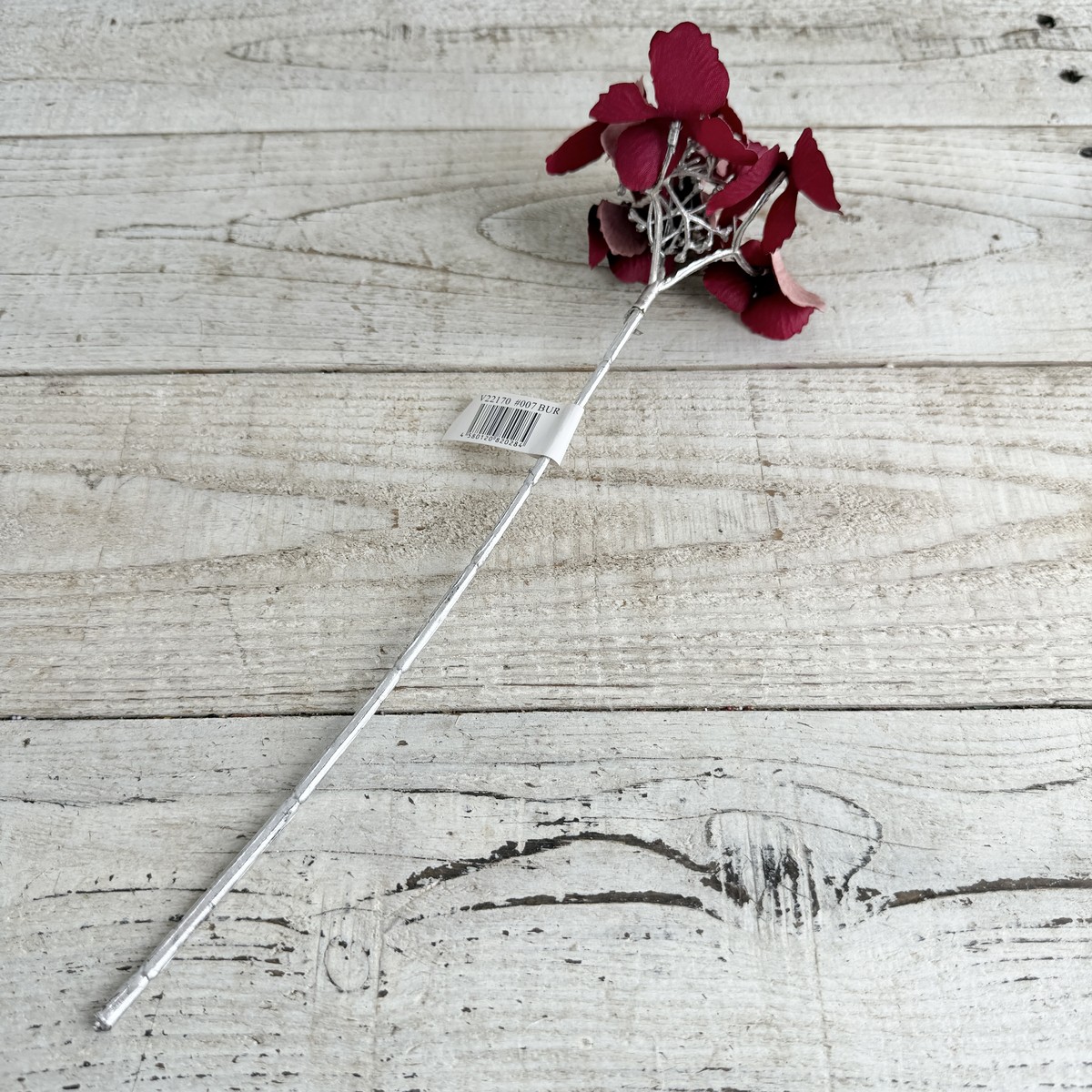 アウトレット◎即日★【造花】ビダヤコム/メルティハイドレンジアピック バーガンディ/V22170-007BUR