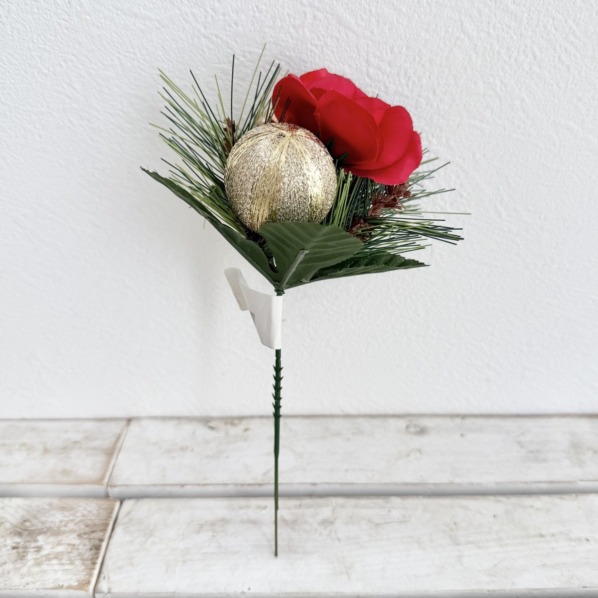 即日★【造花】ビダヤコム/正月椿ピック レッド/V24198-003R