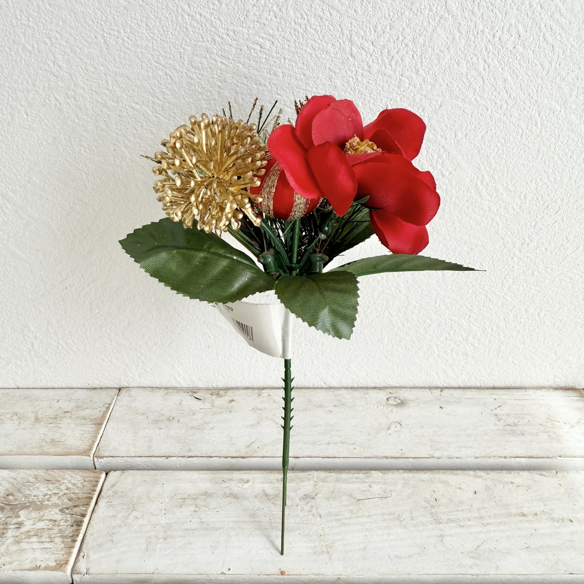 即日★【造花】ビダヤコム/万福椿ピック レッド/V25175-003R