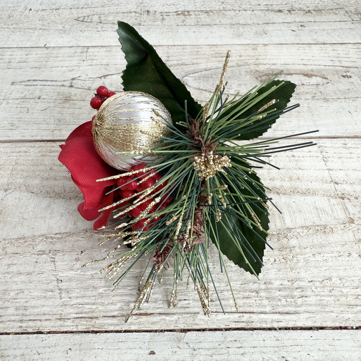 即日★【造花】ビダヤコム/賀正椿ピック レッド/V25176-003R