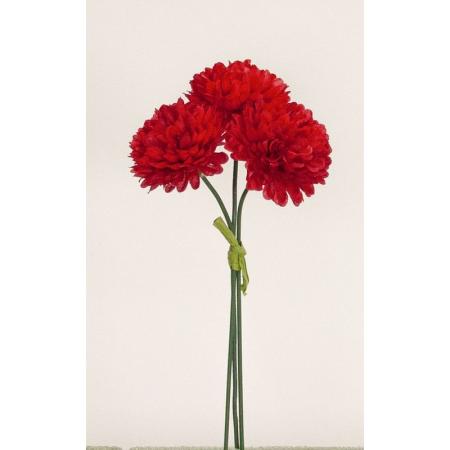 特価◎【造花】ビダヤコム/ポンポンバンドル(3本/束) レッド/T0345-003R