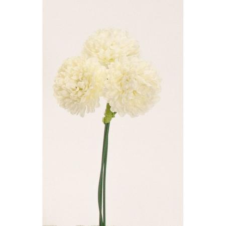 特価◎【造花】ビダヤコム/ポンポンバンドル(3本/束) ホワイト/T0345-001W