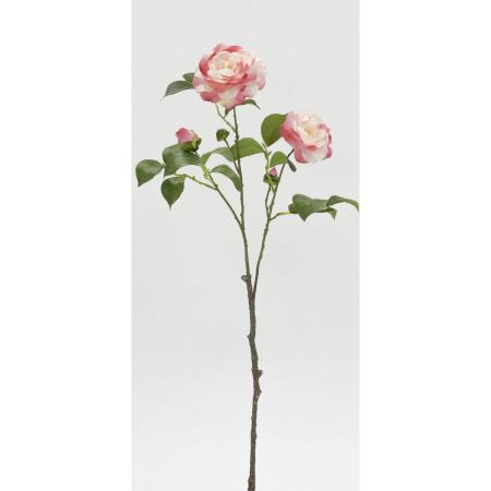 特価◎【造花】ビダヤコム/寒椿 ホワイト/ピンク/V22160-275W/P