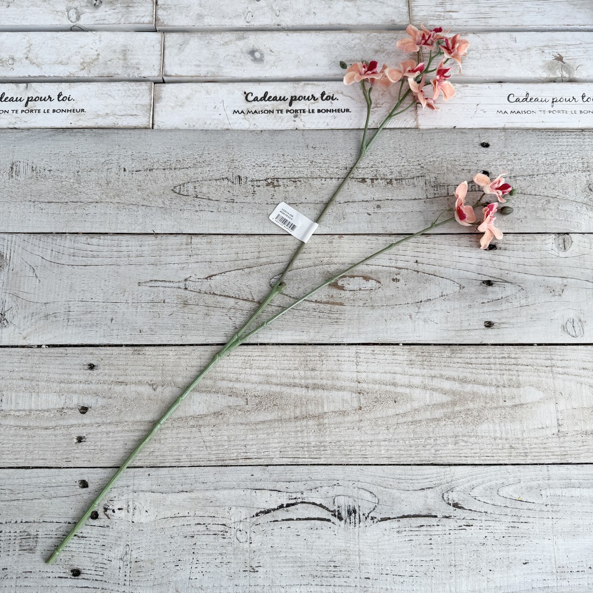 即日★【造花】ビダヤコム/トウィンクルオーキッド ピーチ/V25014-006PEA