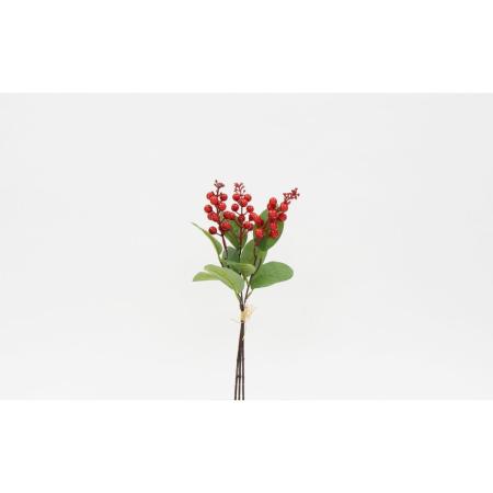 特価◎【造花】ビダヤコム/ベリーバンドル(3本/束) レッド/V23187-003R