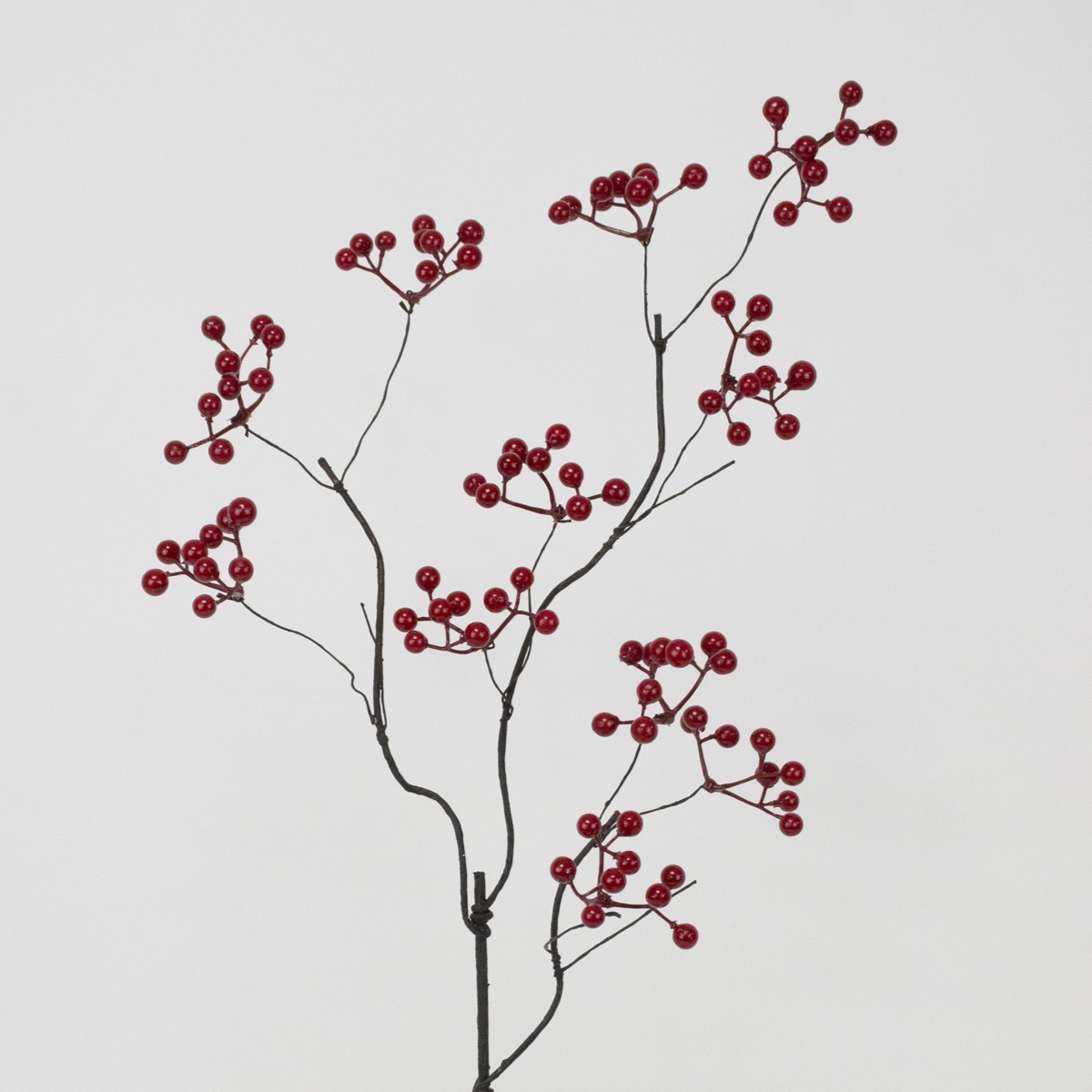 即日★【造花】ビダヤコム/レッドベリーツイッグ レッド/V25147-003R