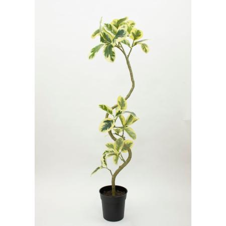 特価◎【直送】【人工観葉植物】ビダヤコム/Planecoツイストアルテシマポット/VR22038-185G/W※返品代引キャンセル不可