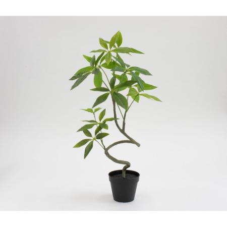 特価◎【直送】【人工観葉植物】ビダヤコム/Planeco スパイラルパキラポット(S)/VR24050-024G ※返品代引キャンセル不可