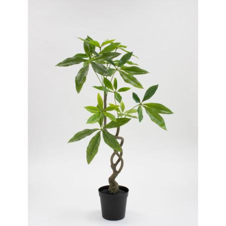 特価◎【直送】【人工観葉植物】ビダヤコム/Planeco ツイストパキラポット/VR24056-024G ※返品代引キャンセル不可