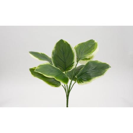 特価◎【造花】ビダヤコム/Planeco ホスタリーフブッシュ グリーン/ホワイト/VR24066-185G/W