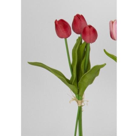 特価◎【造花】ビダヤコム/ミニチューリップバンドル(3本/束) レッド/V25052-003R