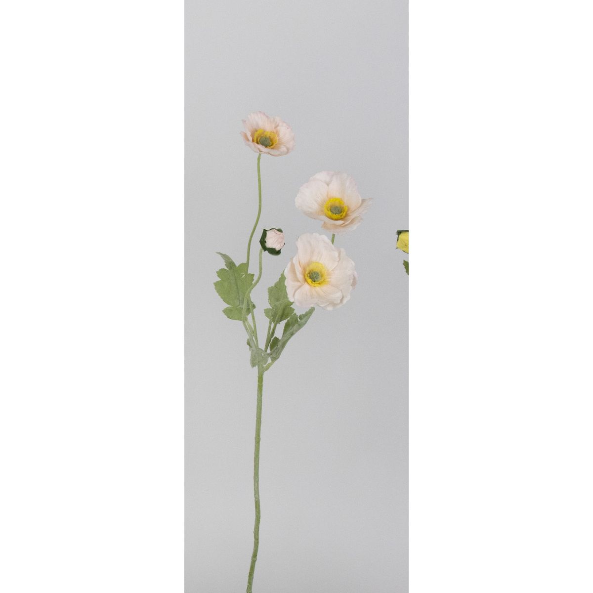 【造花】ビダヤコム/パステルポピー ライト/ピーチ/V25094-208LT/PEA