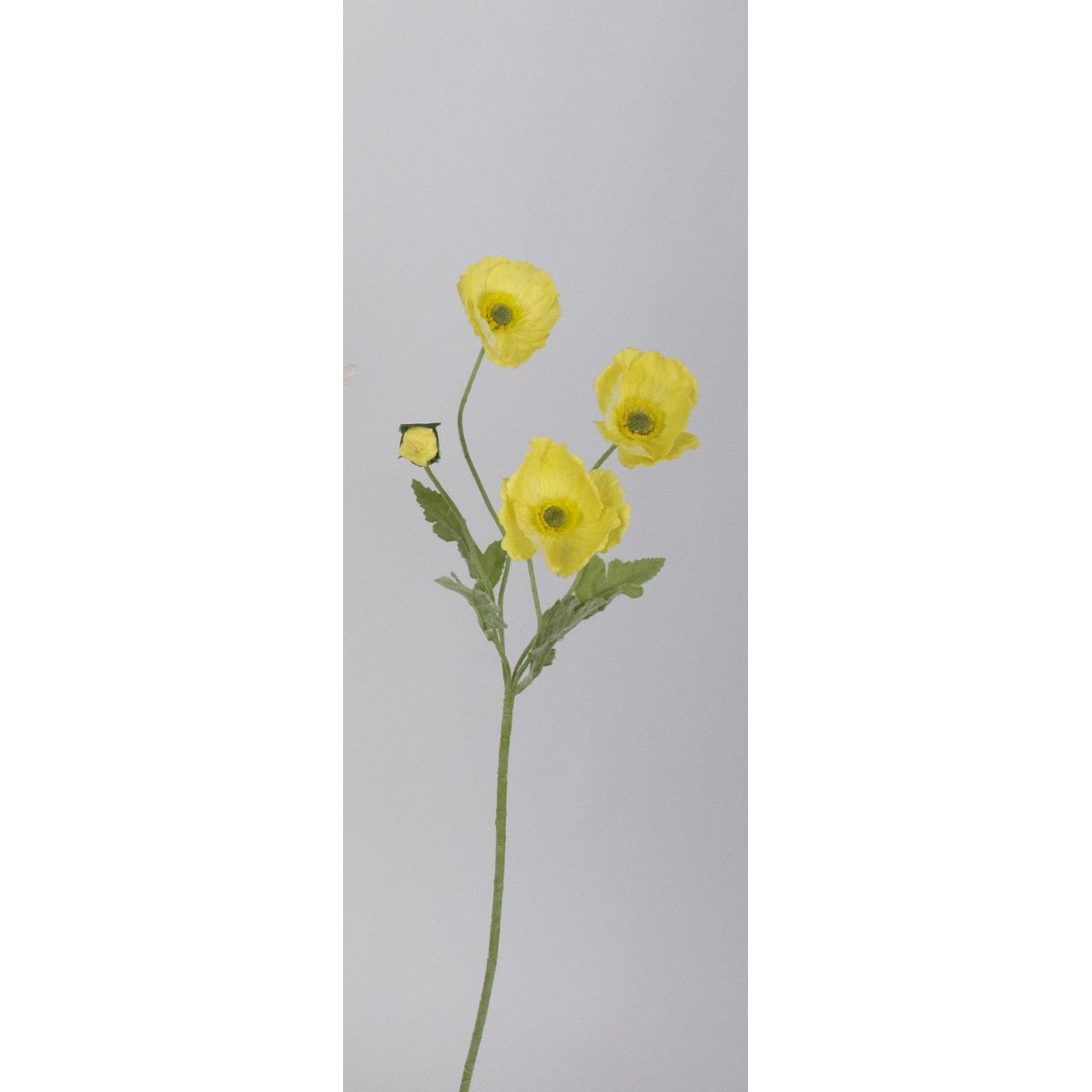 【造花】ビダヤコム/パステルポピー ライト/イエロー/V25094-210LT/Y