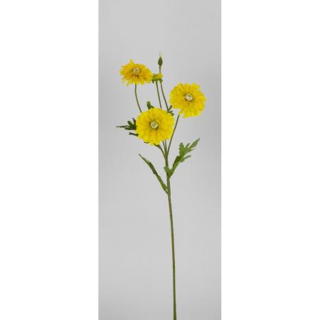 【造花】ビダヤコム/ティアードマムスプレー イエロー/V26056-004Y