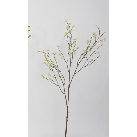 特価◎【造花】ビダヤコム/フラワードットブランチ クリーム/V26075-037C