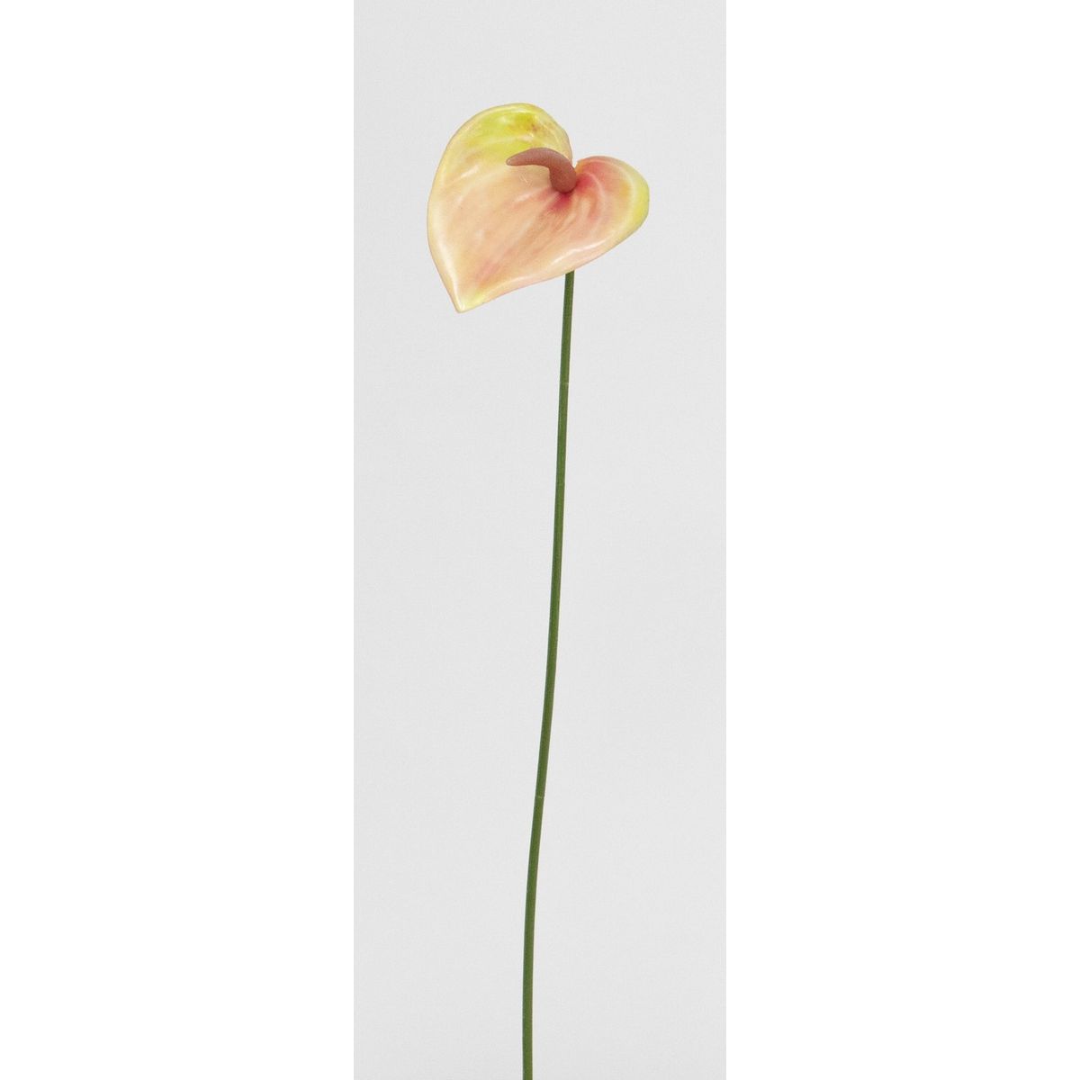 【造花】ビダヤコム/アンスリウム ピーチ/グリーン/V26012-237PEA/G