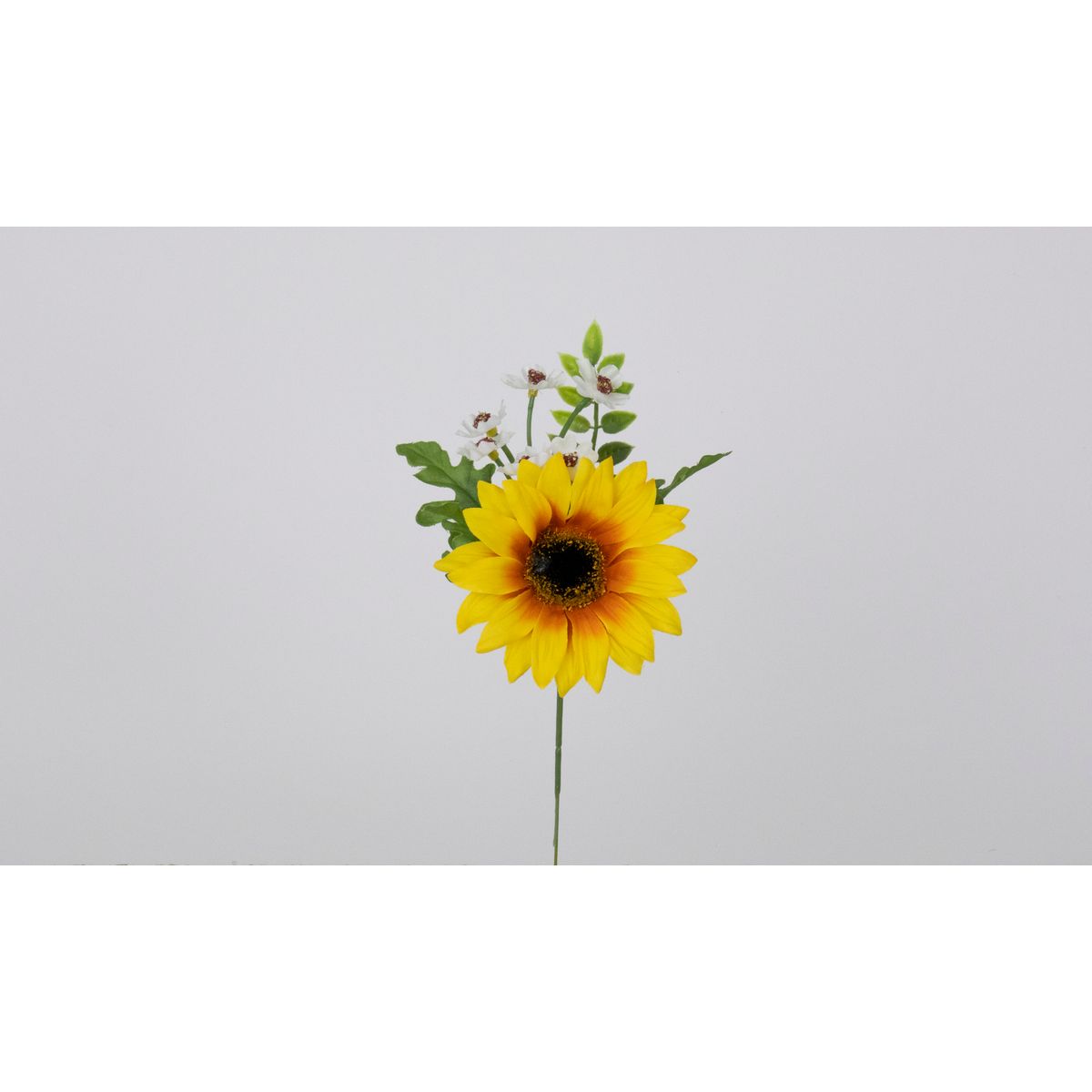 特価◎【造花】ビダヤコム/サンフラワーピック イエロー/V26087-004Y