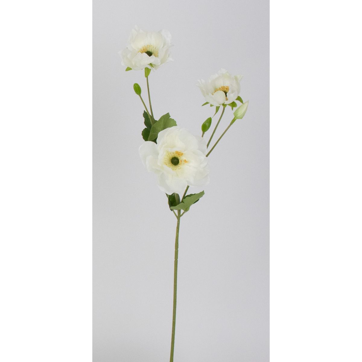 【造花】ビダヤコム/秋明菊 ホワイト/V26055-001W