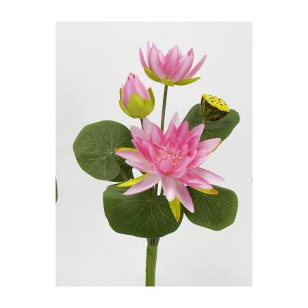 【造花】ビダヤコム/ロータスブッシュ ピンク/V26021-002P