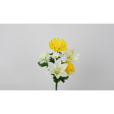 【造花】ビダヤコム/仏花ブッシュ ミックス/V26040-055MIX