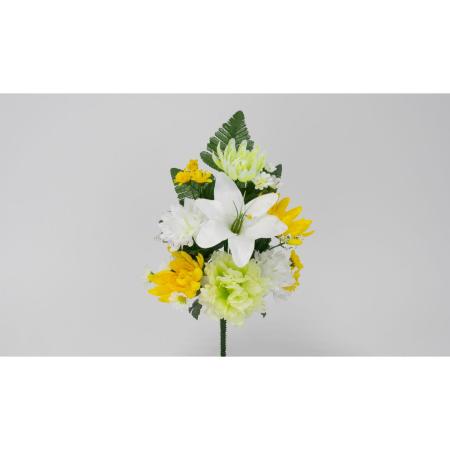 【造花】ビダヤコム/仏花ブッシュ ミックス/V26044-055MIX