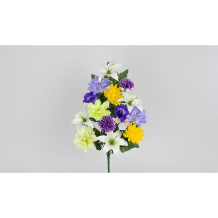 【造花】ビダヤコム/仏花ブッシュ ミックス/V26046-055MIX