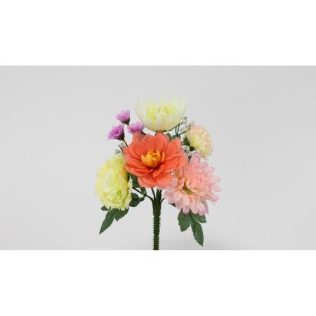 【造花】ビダヤコム/仏花ブッシュ ミックス/V26042-055MIX