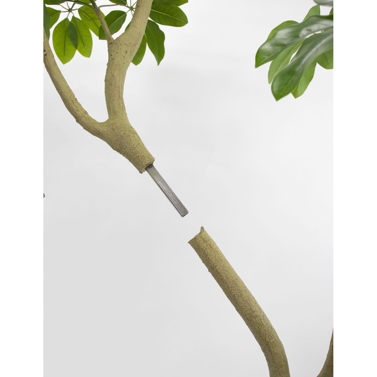 【直送】【人工観葉植物】ビダヤコム/Planeco シェフレラポットL/VR26018-024G※返品代引キャンセル不可