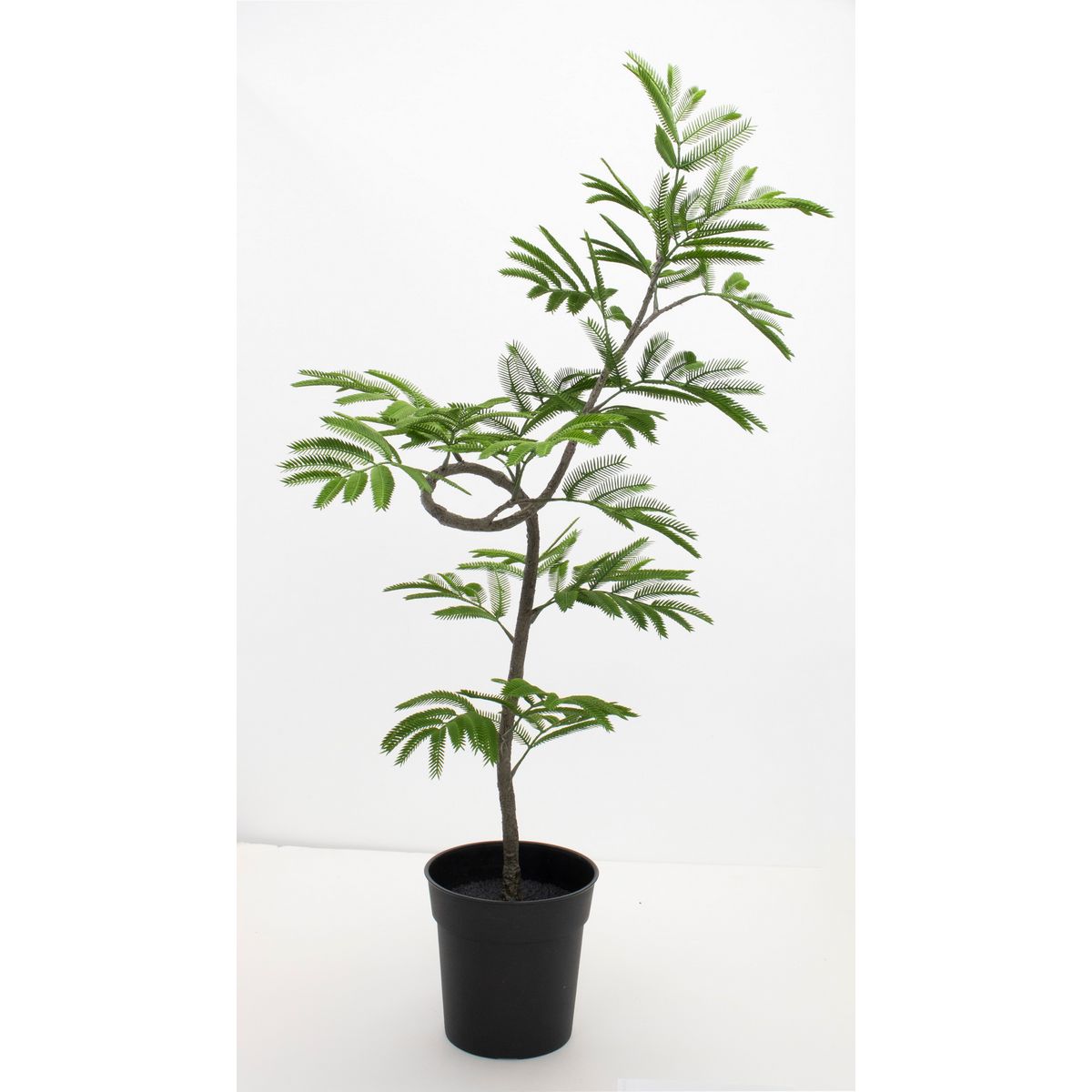 【人工観葉植物】ビダヤコム/Planeco スパイラルエバーフレッシュポット(M)/VR24053-024G