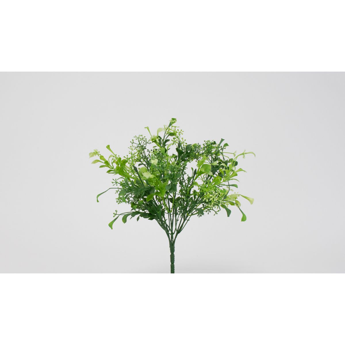 【造花】ビダヤコム/ミックスリーフブッシュ グリーン/V26057-024G