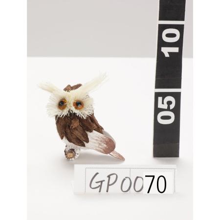 ビダヤコム/ミニふくろう(兄) ホワイト/ブラウン/GP0070-270W/BR