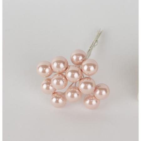 特価◎ビダヤコム/12mmパールベリー(144本/袋) ピンク/V25096-002P