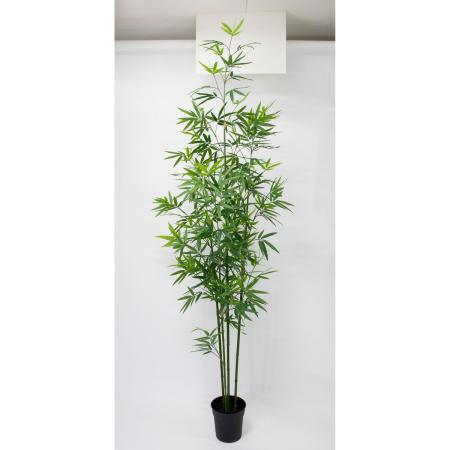 特価◎【人工観葉植物】ビダヤコム/Planeco バンブーポット(組立式) G グリーン/VR26020-024