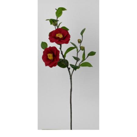 特価◎【造花】ビダヤコム/寒椿 R レッド/V26114-003