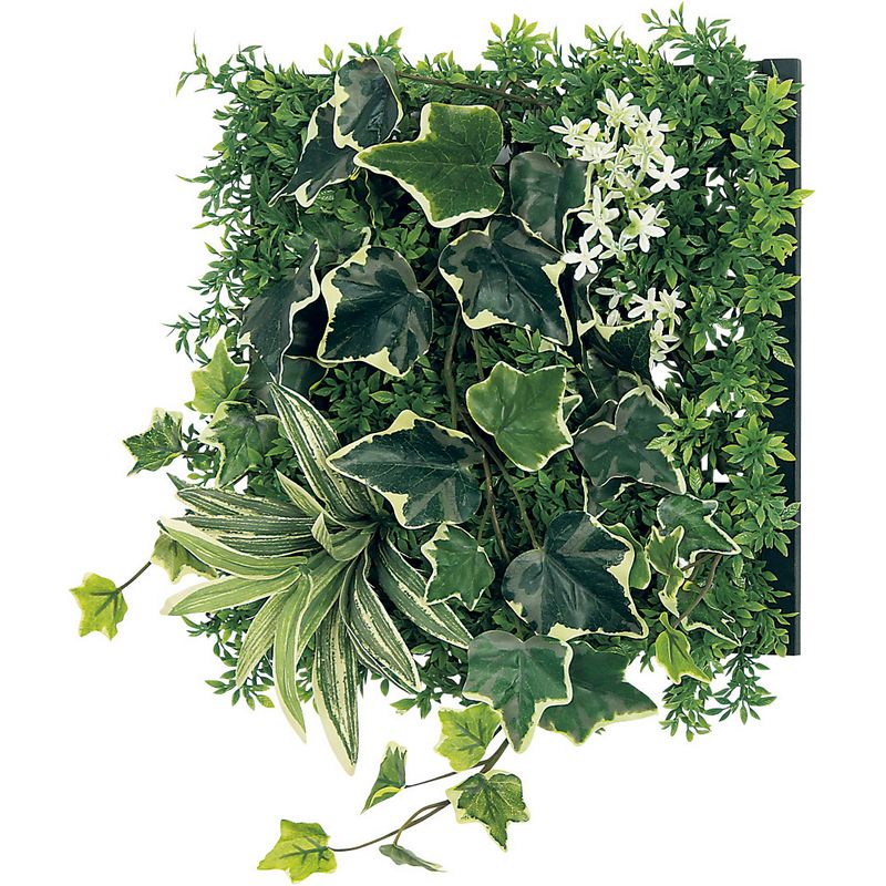 【直送】【人工観葉植物】ベルク/マグネットグリーン(マットパネル)/GR1242 ※返品・代引・キャンセル不可・個人宅配送不可