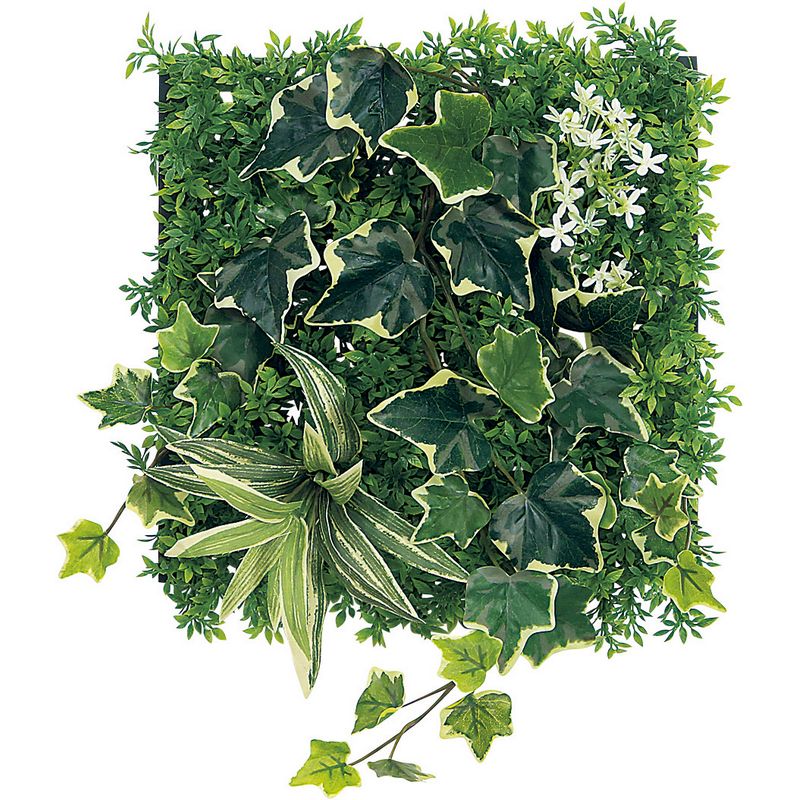 【直送】【人工観葉植物】ベルク/マグネットグリーン(マットパネル)/GR1242 ※返品・代引・キャンセル不可・個人宅配送不可